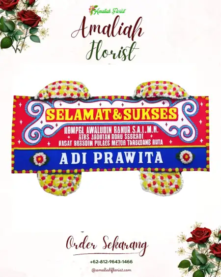 Papan Bunga Ucapan Selamat Nangsri